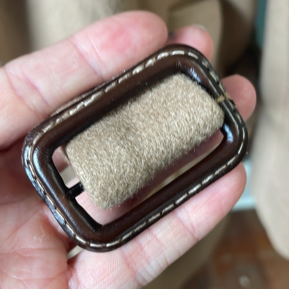 J. Crew Camel 100% Wool Blazecoat Coat Jacket Pea Coat by Nello Gori size 6 CS - Picture 3 of 7